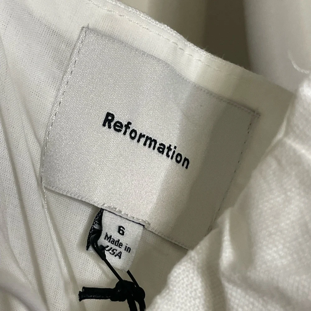 Reformation White Midi Dress - Picture 7 of 15